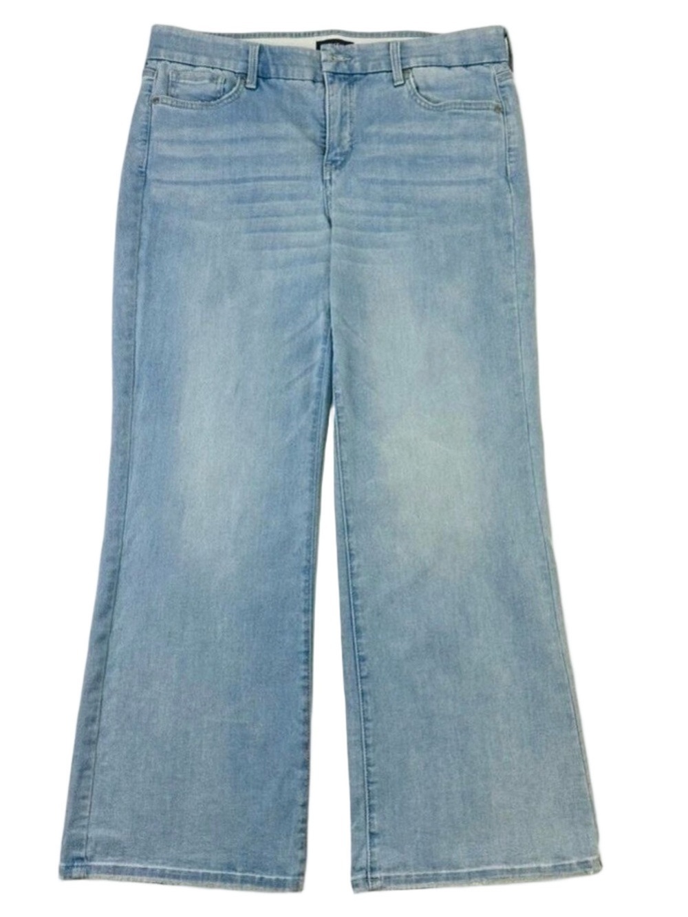 NYDJ wide leg Waist Match jeans Medium Crystalline Wash stretch denim casual